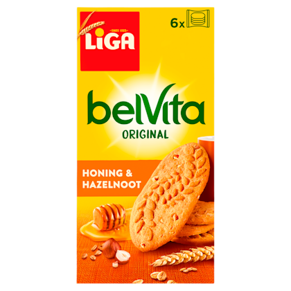 BelVita koekjes honing en hazelnoot