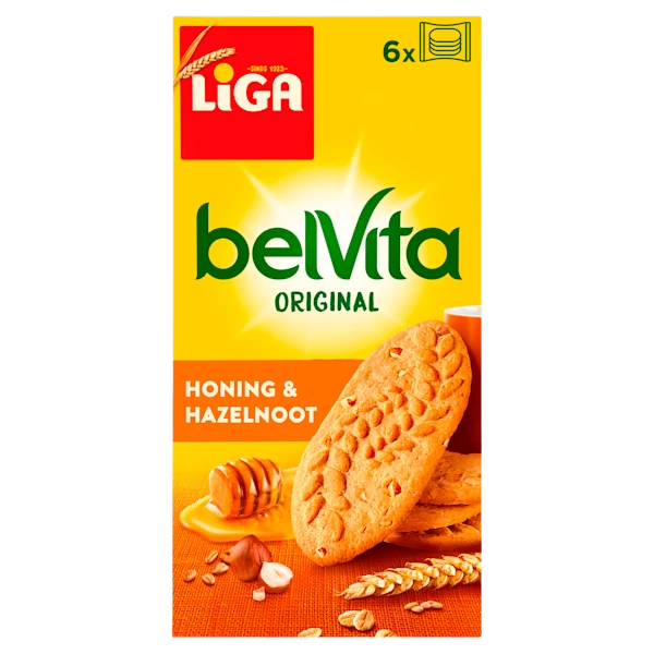 Liga Koekjes Honing & Hazelnoot