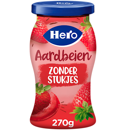 Fruitspread Aardbeien zonder stukjes