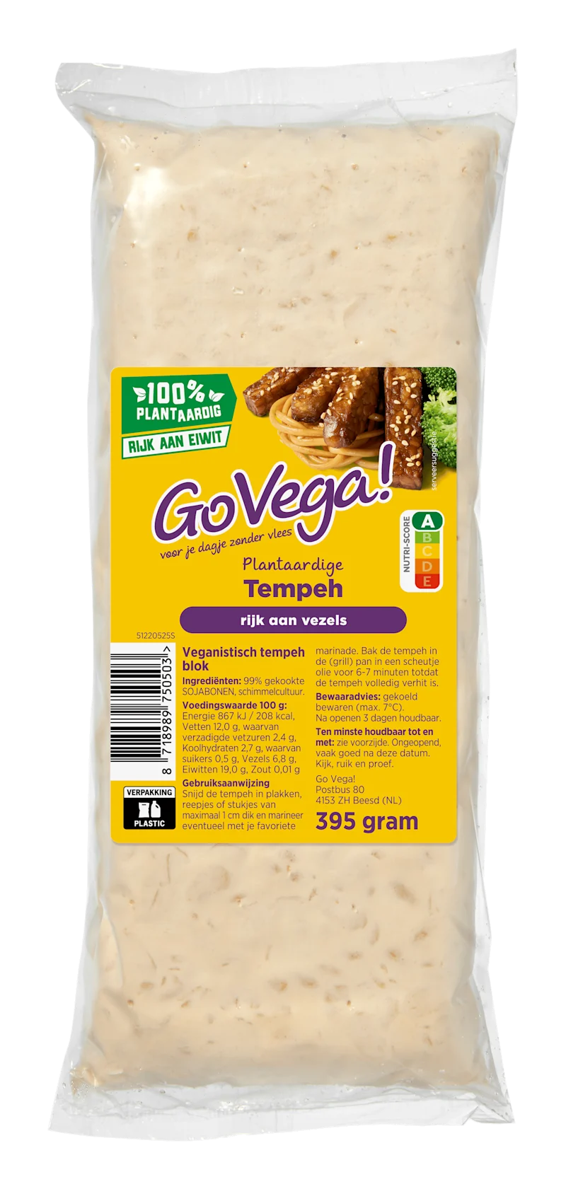 Go Vega Tempeh Naturel Blok