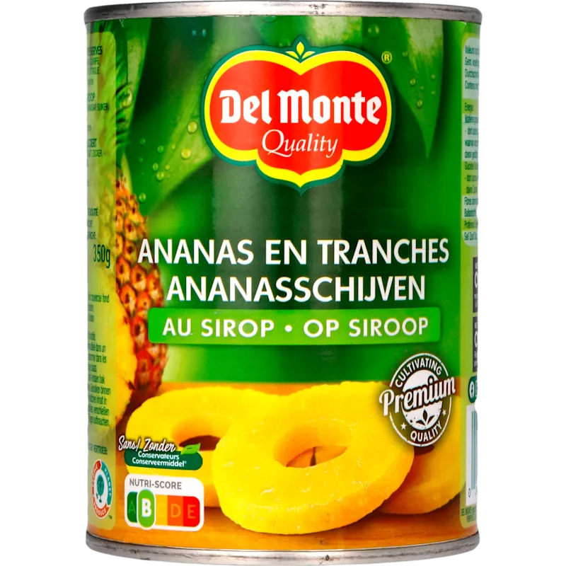 Del monte Ananas schijven op siroop