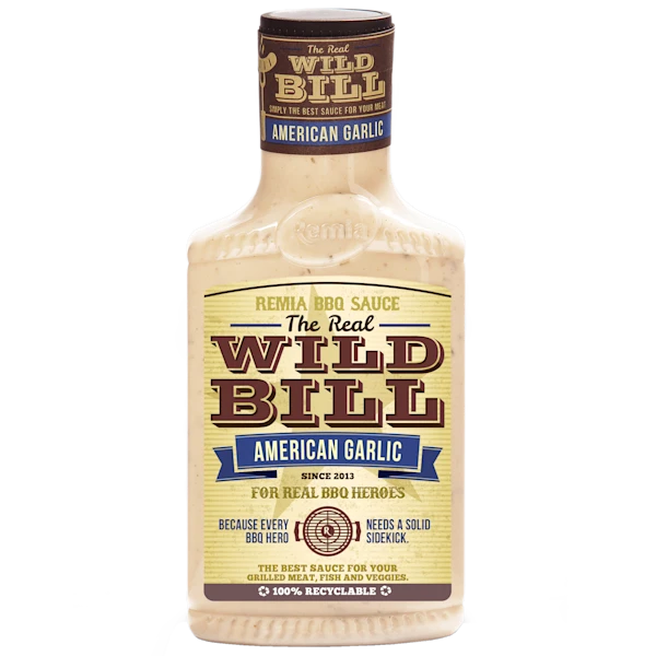 Remia American bbq smokey american garlic