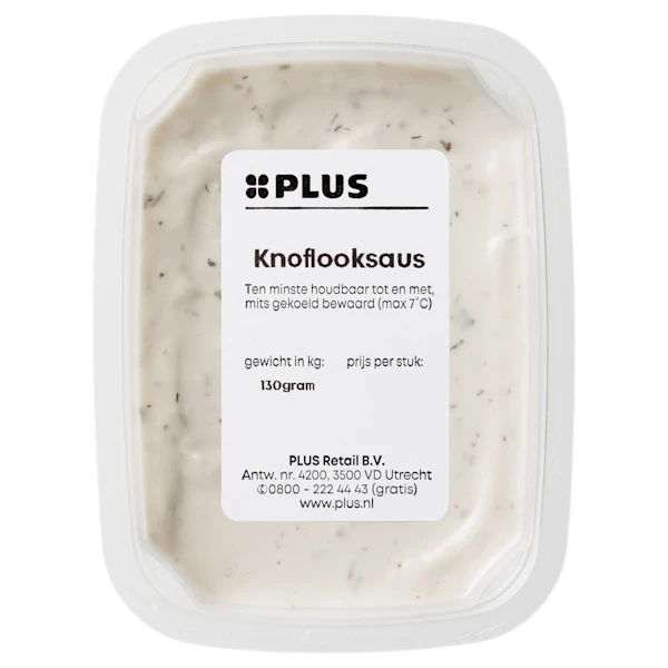 PLUS Knoflooksaus