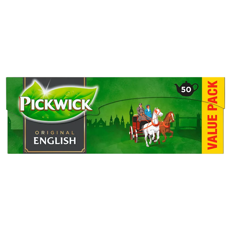 Pickwick English zwarte thee (pot) voordeelpak
