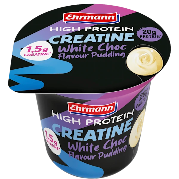 Ehrmann HP Creatine Pudding White Choc