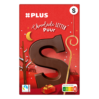 Chocoladeletter Puur Fairtrade