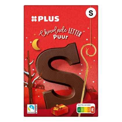 Chocoladeletter Puur Fairtrade