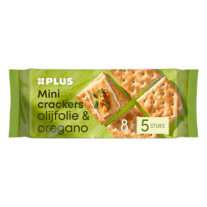 Mini crackers olijfolie & oregano