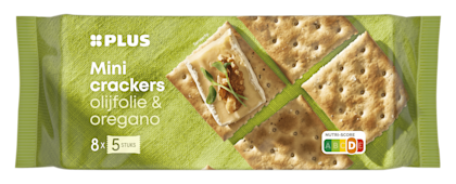 Mini crackers olijfolie & oregano