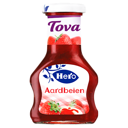tova dessertsaus aardbeien