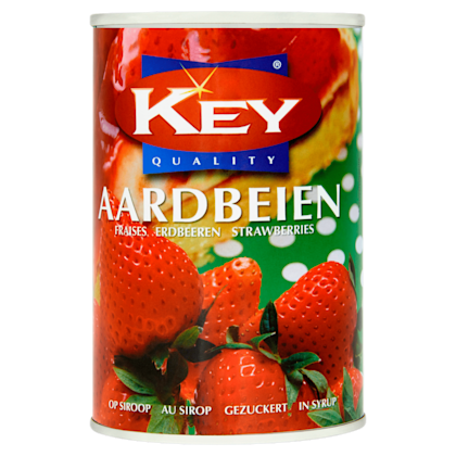 Aardbeien op siroop