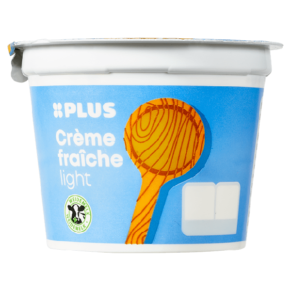 PLUS Creme fraiche light Per Beker 125 g