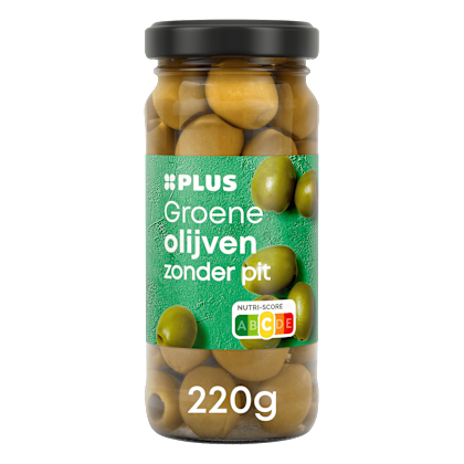 Groene olijven zonder pit