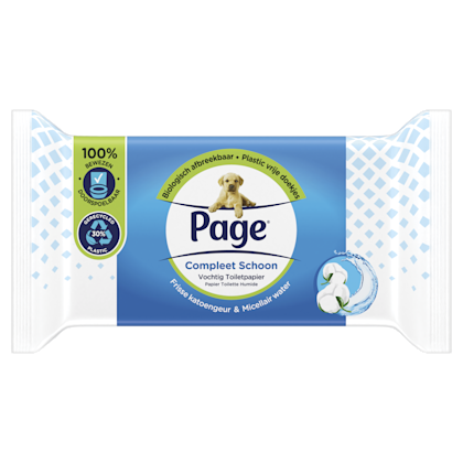 Compleet Schoon vochtig toiletpapier