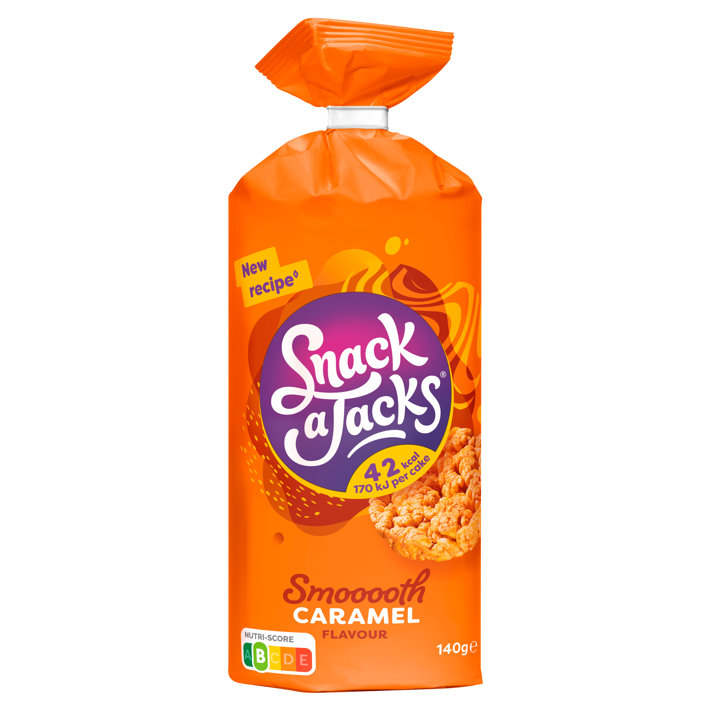 Snack A Jacks Caramel Per Zak 140 g