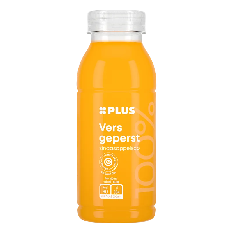 PLUS 100% zelf geperst sinaasappelsap