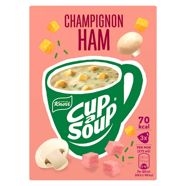 Knorr Cup a Soup Champignon ham