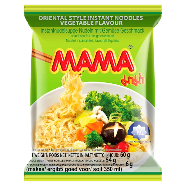 Mama Instant noedels met groentesmaak