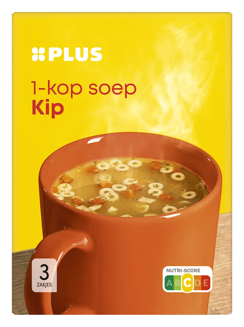 PLUS 1 kops soep Kip