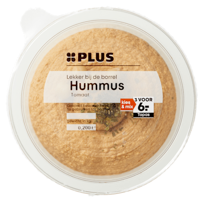Hummus tomaat