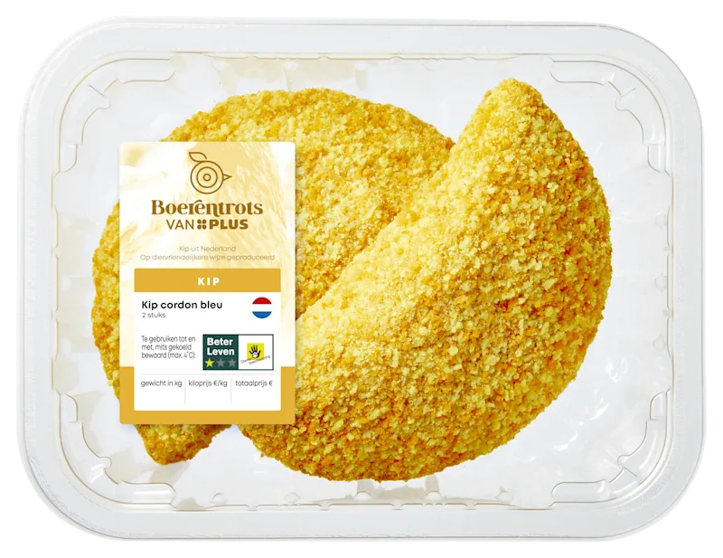 PLUS Boerentrots Kip cordon bleu 2st.