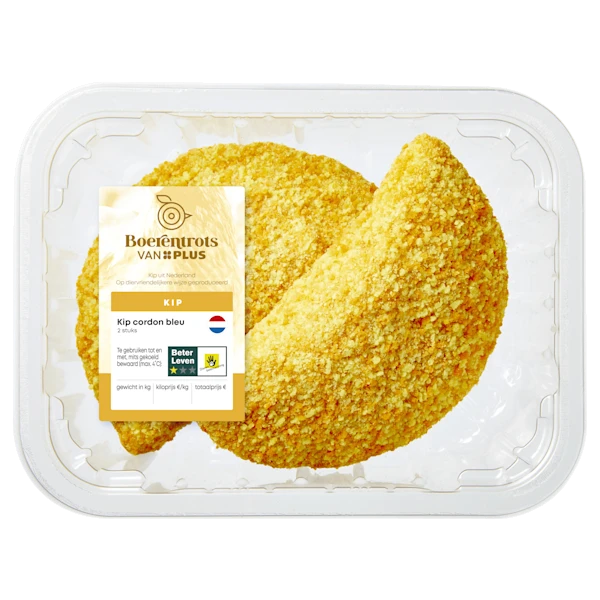 PLUS Boerentrots Kip cordon bleu 2st.