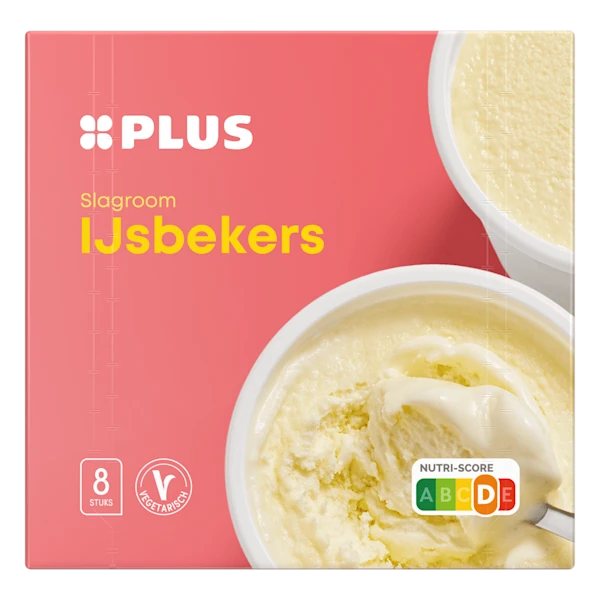 PLUS Roomijsbeker