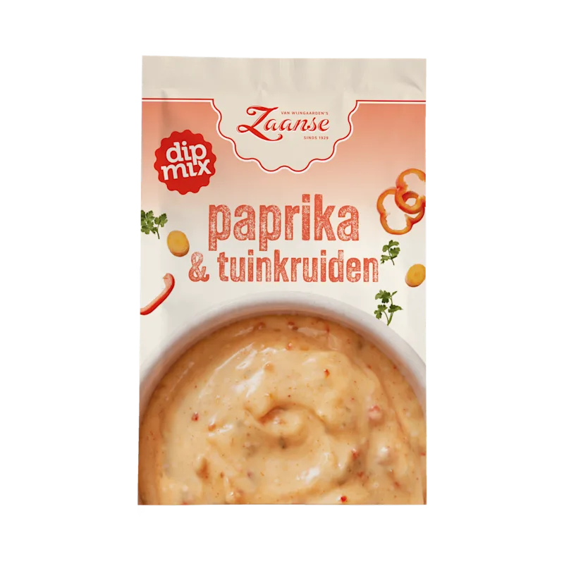 Zaanse Dipmix Paprika & Tuinkruiden