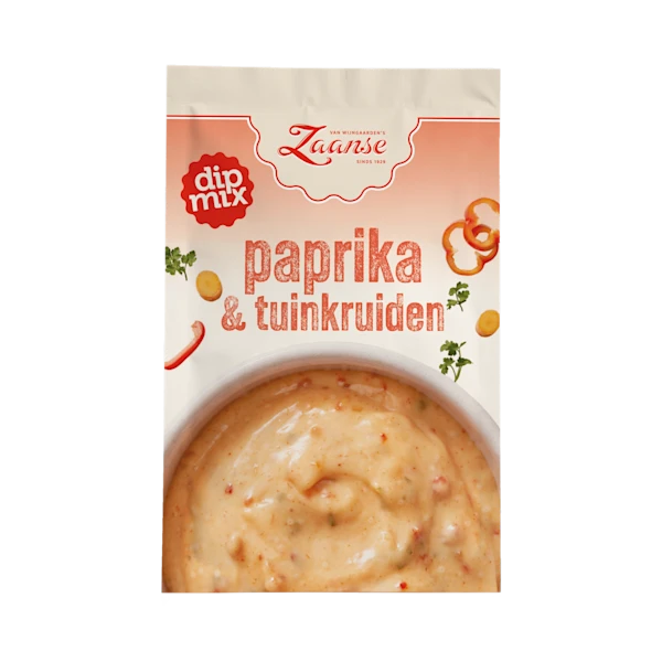 Zaanse Dipmix Paprika & Tuinkruiden