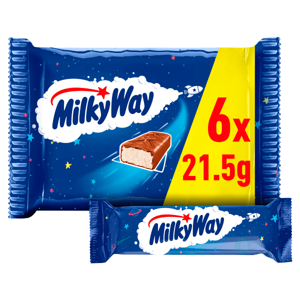 Milky Way Melk Chocolade Repen 6-pack Per Pak 6 st