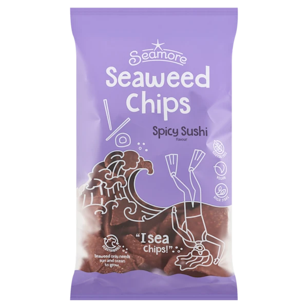 Seamore Seaweed Chips spicy sushi