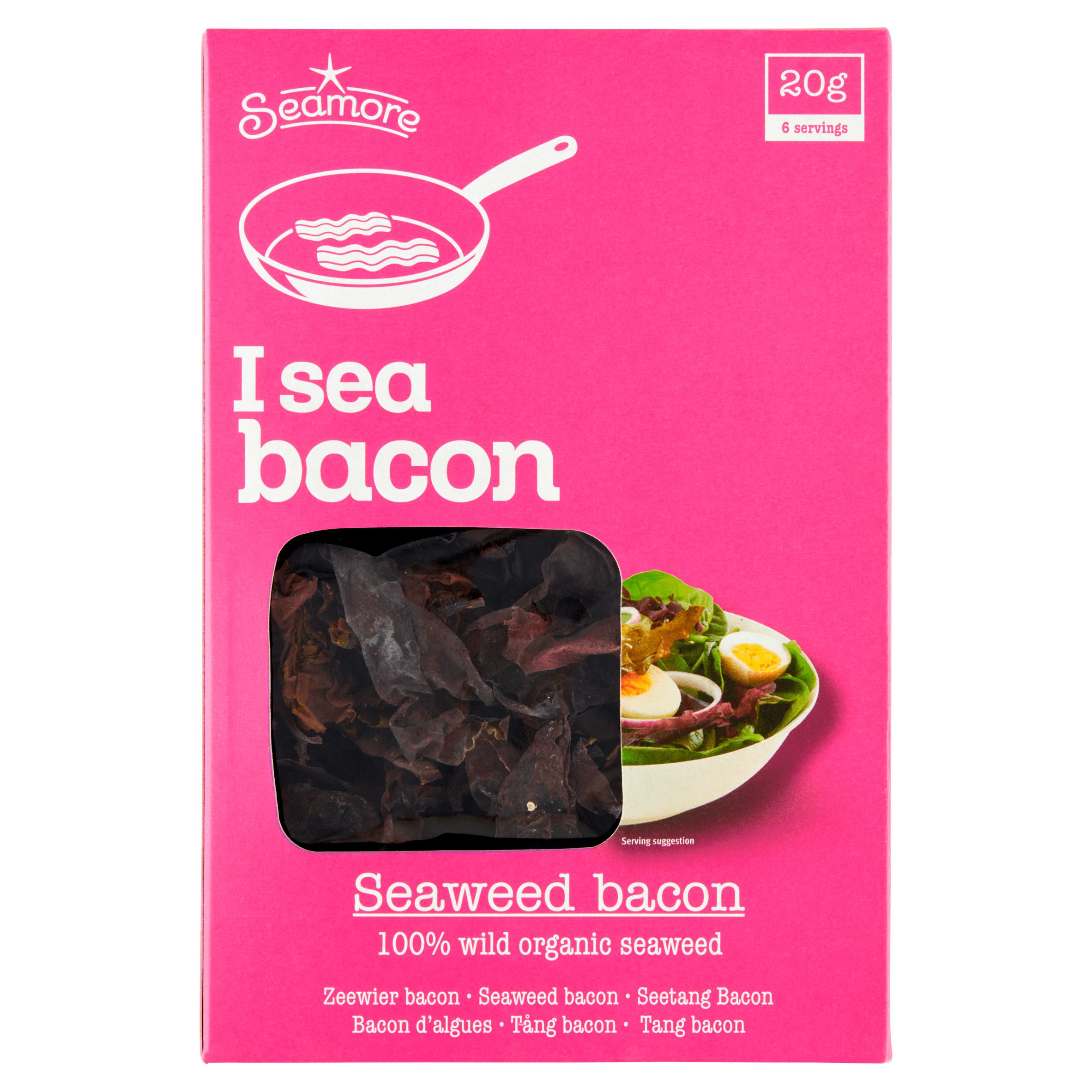 Seamore Seaweed bacon Per Doos 20 g