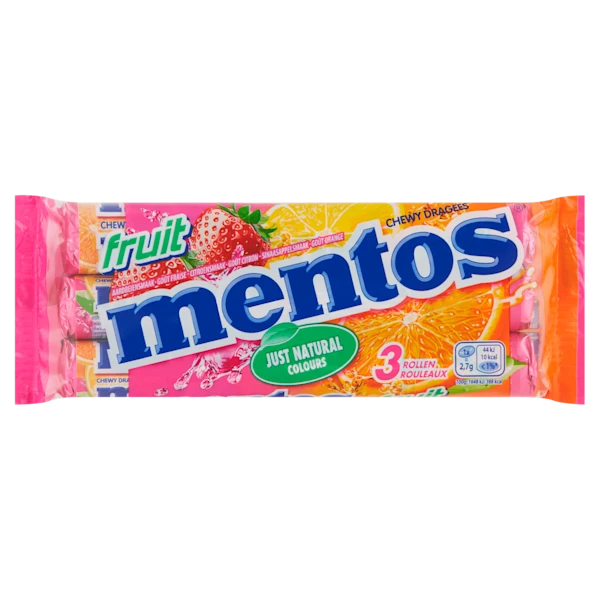 Mentos Fruit 3-pack