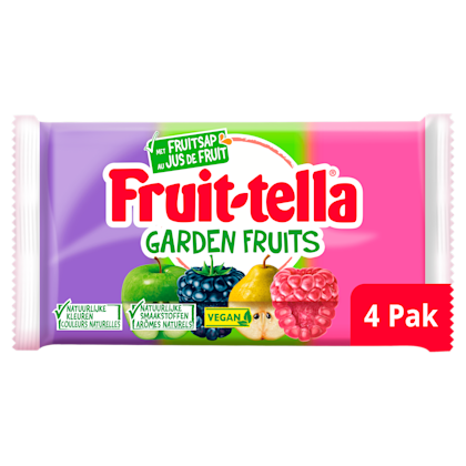 Garden fruits vegan 4-pack