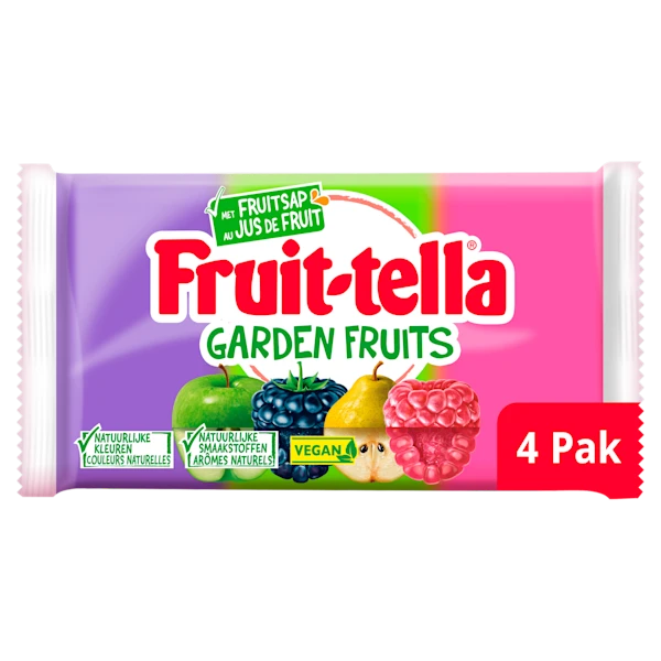 Fruittella Garden fruits vegan 4-pack
