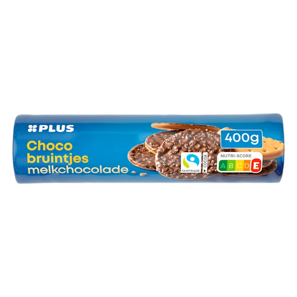 PLUS Chocobruintjes melk Fairtrade