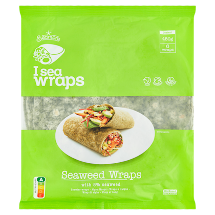 Seaweed wraps 6 stuks