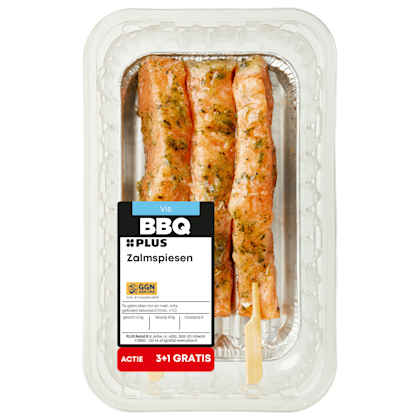 BBQ Zalmspiesen - PLUS