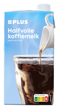 Halfvolle koffiemelk