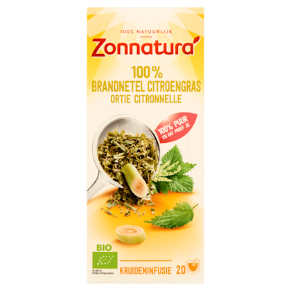 Zonnatura Thee brandnetel en citroengras bio