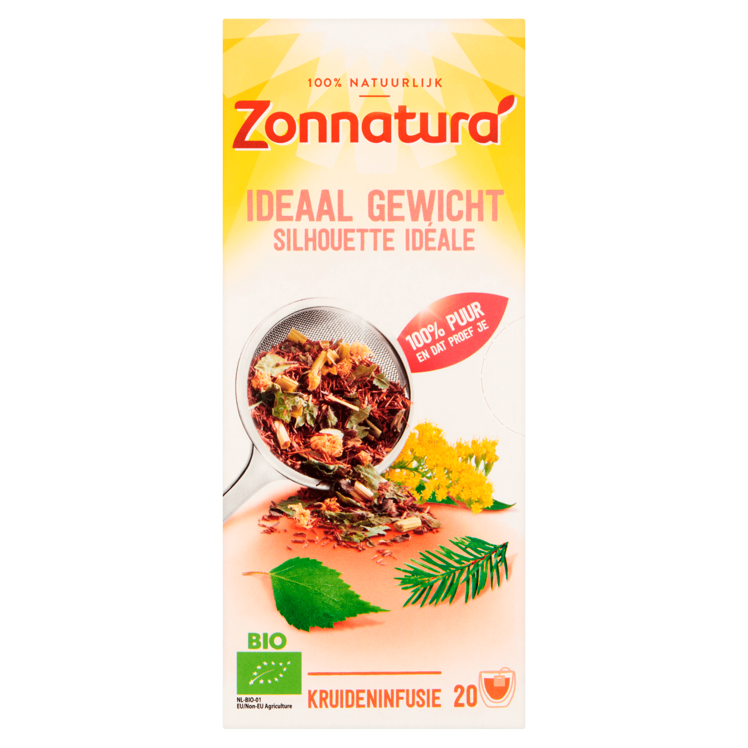 Zonnatura Thee ideaal gewicht bio Per Doos 20 st
