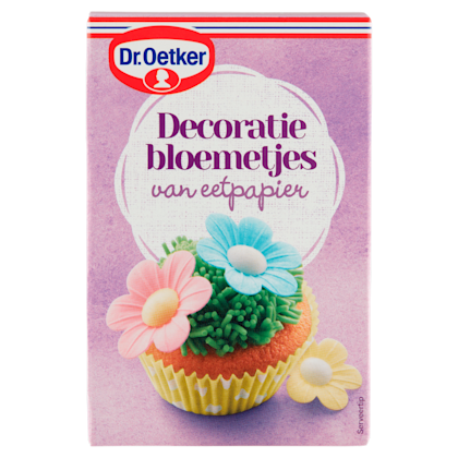 Decoratiebloemetjes taart versiering