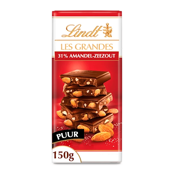 Lindt Les Grandes puur amandel zeezout
