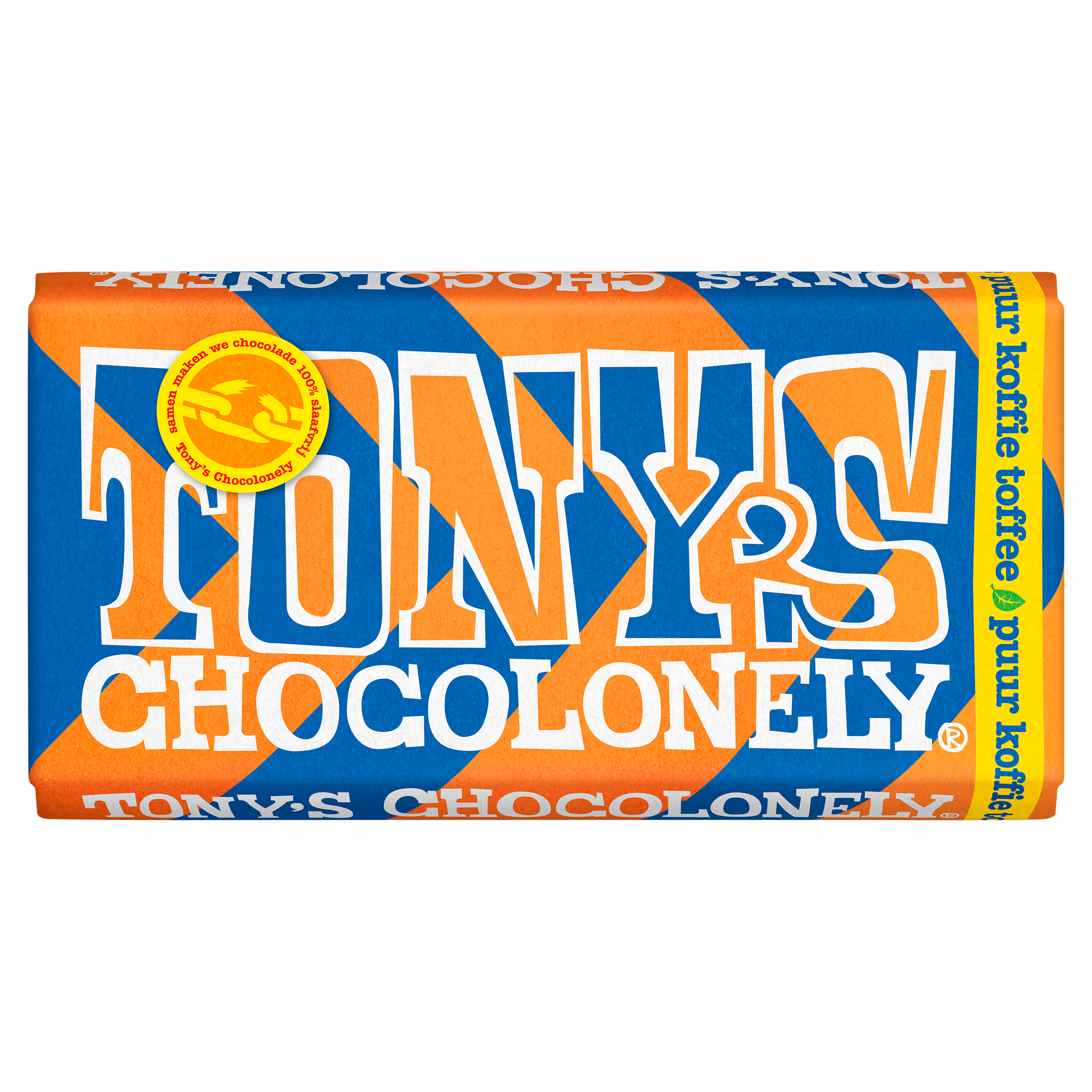 Tony's Chocolonely Puur Koffie Toffee Per Wikkel 180 G