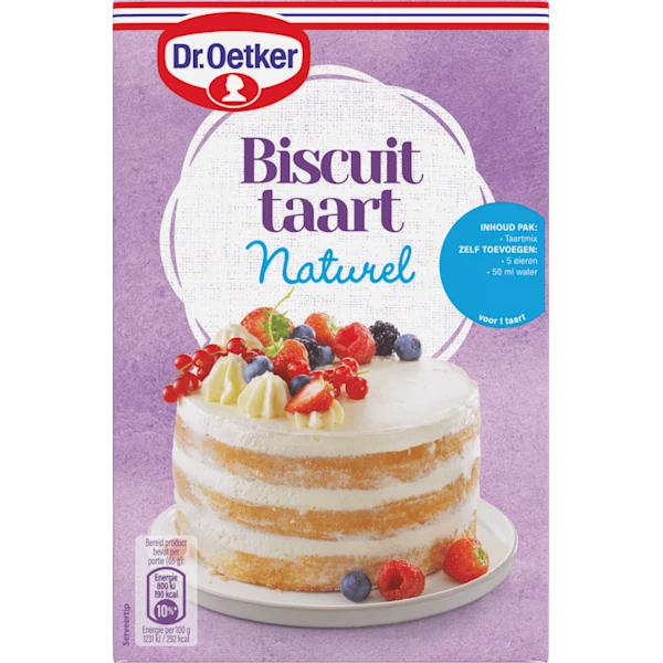 Dr. Oetker Basis biscuittaart bakmix