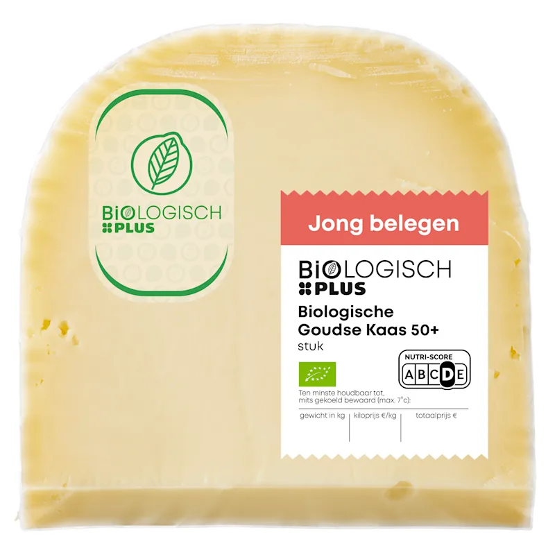 Biologisch PLUS Jong Belegen 50+ stuk