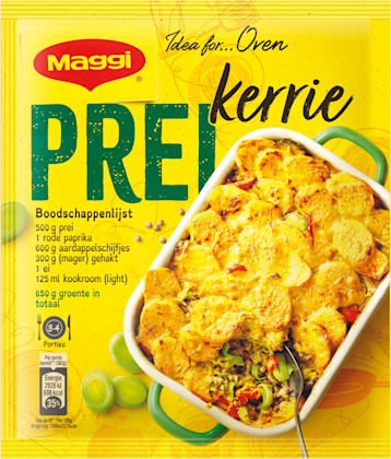 Maggi Dagschotel prei-kerrie