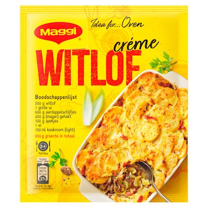 Ovenschotel witlof crèmesaus