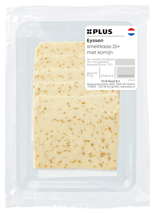 Smeltkaas komijn 25+ plakken