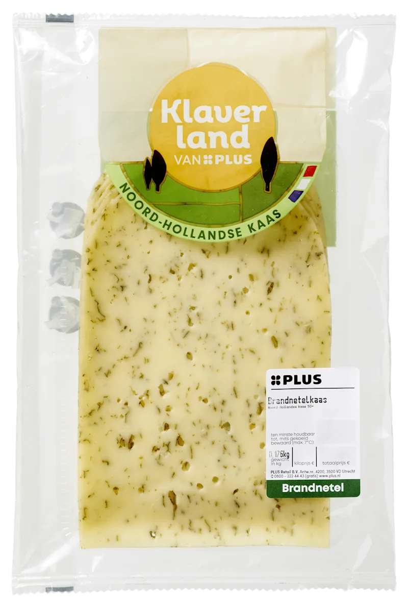 PLUS Klaverland Brandnetelkaas 50+ plakken